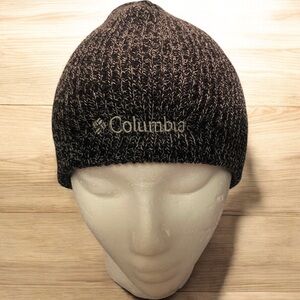 Columbia Unisex Adult Cuff Big Bonanza Black Knit Beanie Hat OS Heather Grey